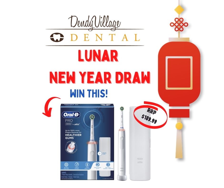 Win an electric toothbrush this Lunar New Year! Dendy Village Dental